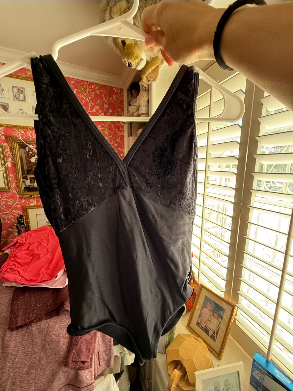 Black Lace-Trim Bodysuit - Women Intimates & Sleepwear